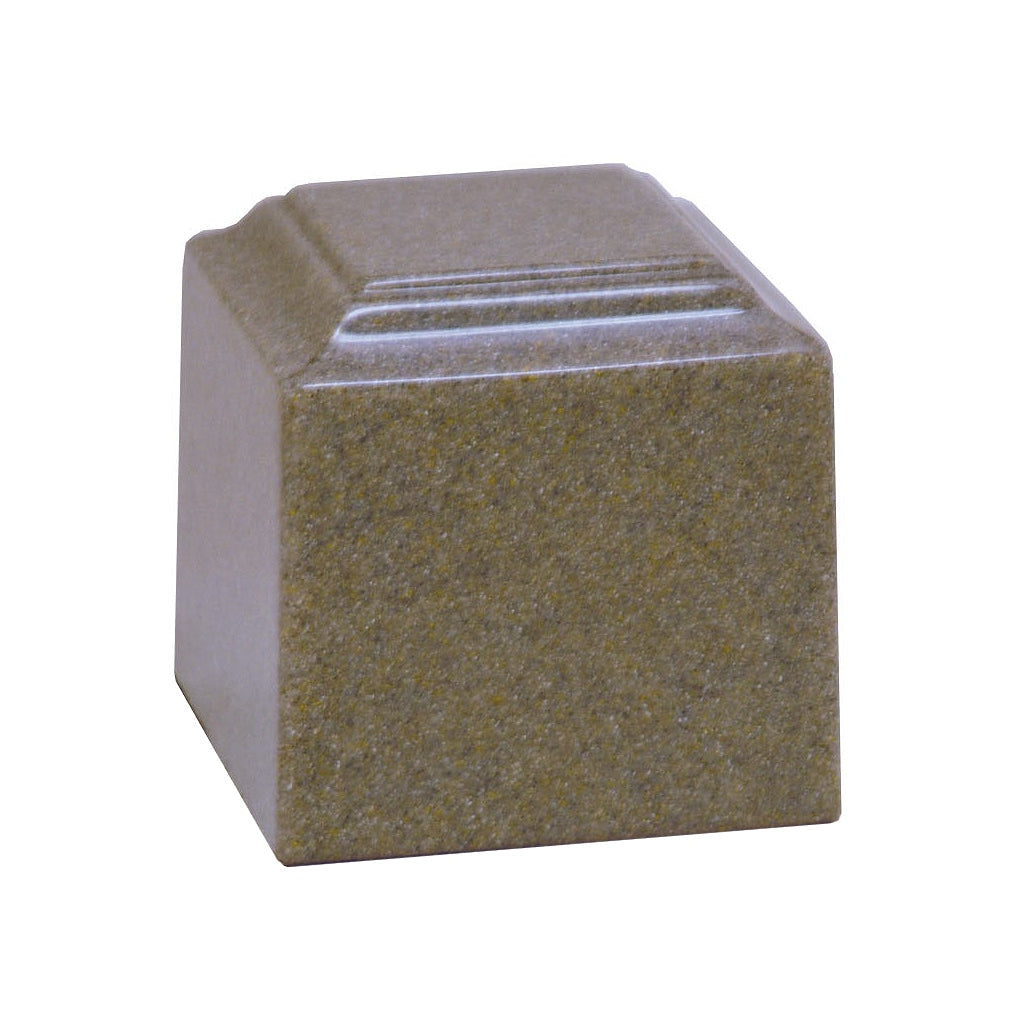 SMALL Cultured Granite Urn - BAHAMA Riverstone