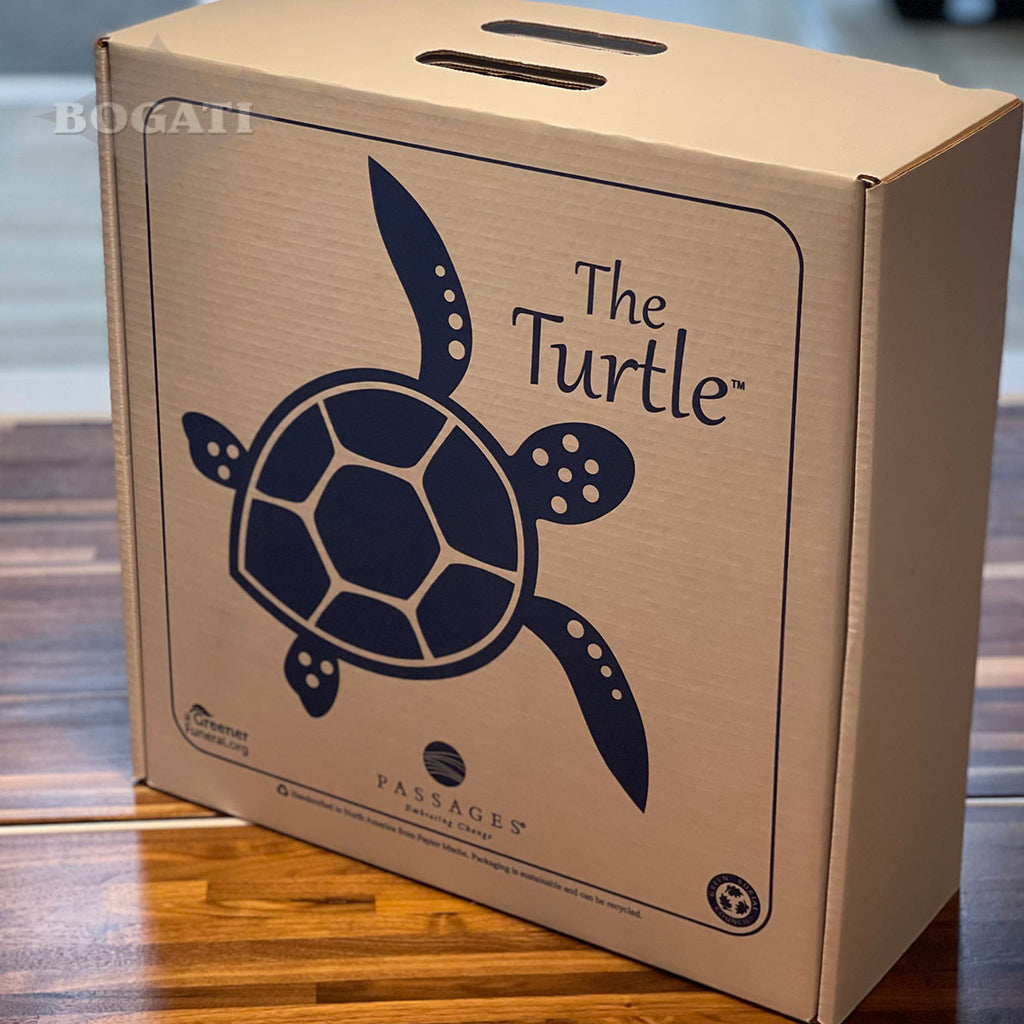 KEEPSAKE Mini Turtle Urn - Natural