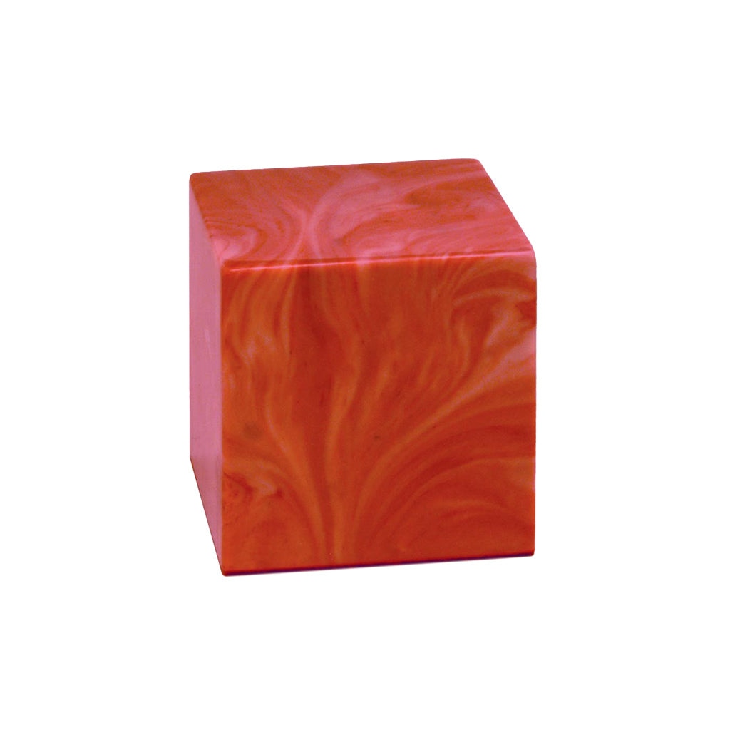 SMALL Cultured Marble Urn -380- Little CATALINA Rose Quartz