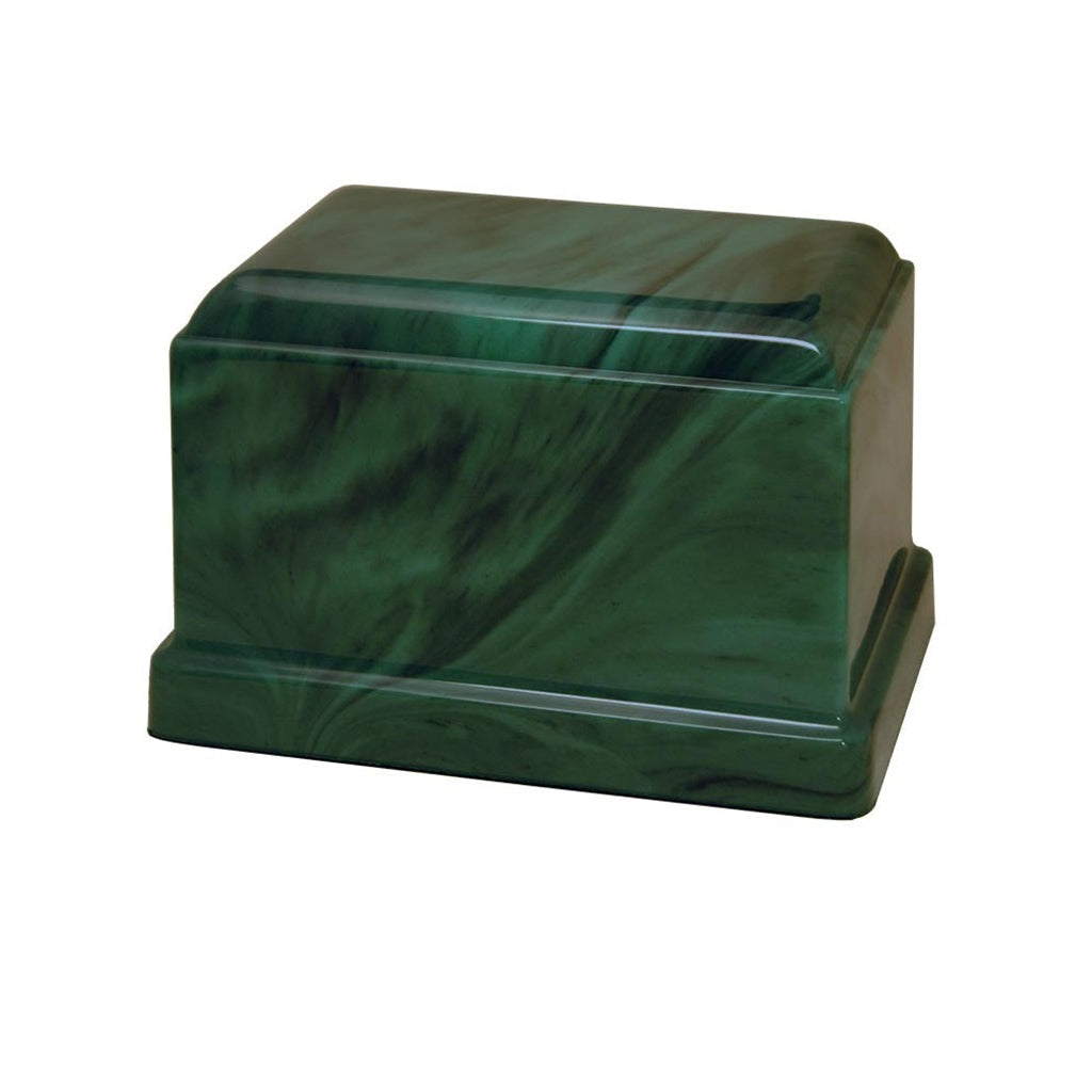 ADULT Cultured Marble Urn -320- CELTIC Emerald