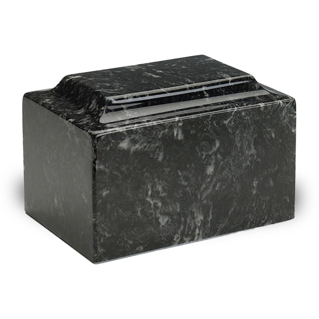 ADULT - MacKenzie Classic - Cultured Marble Urn Ebony