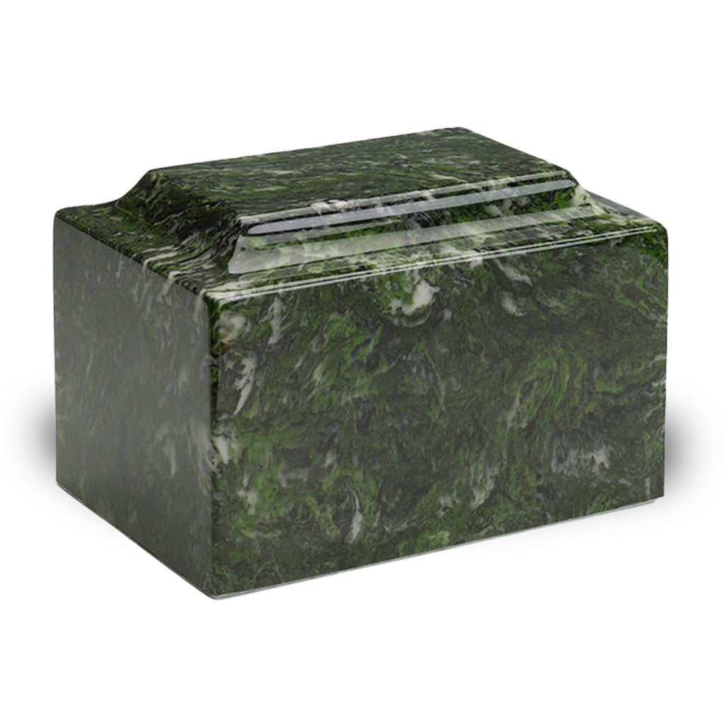 ADULT - MacKenzie Classic - Cultured Marble Urn Verde