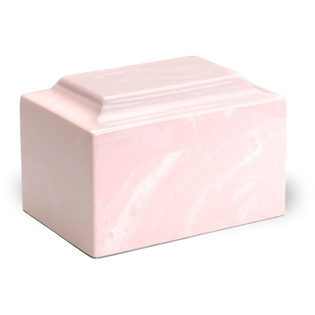 ADULT - MacKenzie Classic - Cultured Marble Urn Pink