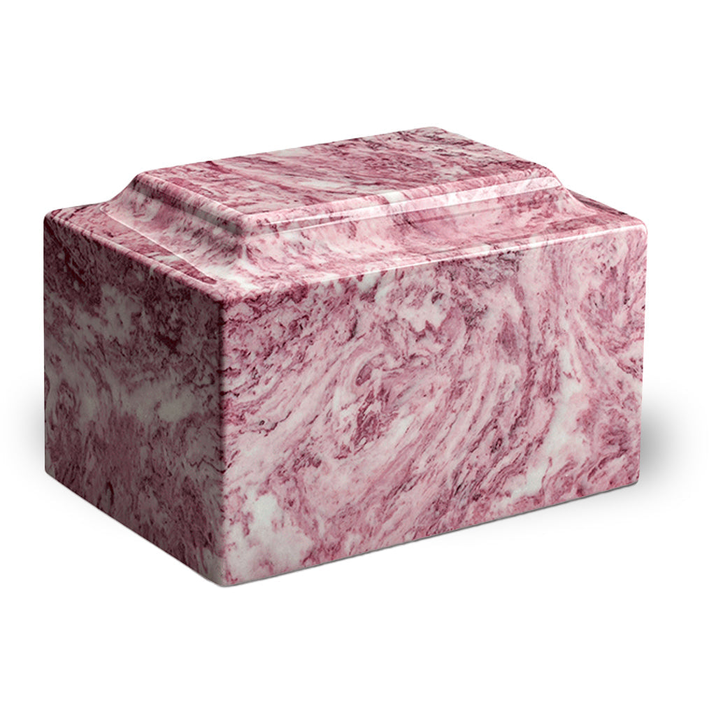 ADULT - MacKenzie Classic - Cultured Marble Urn Wild Rose