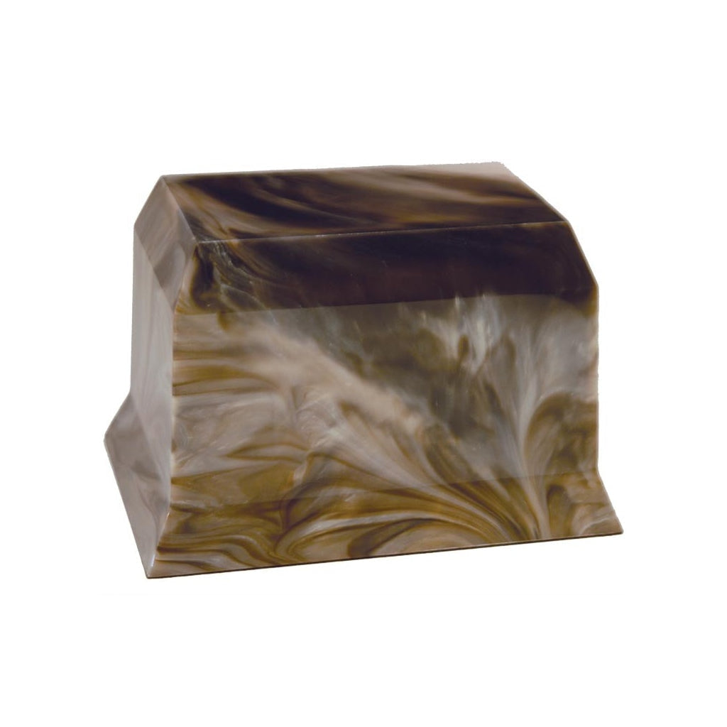 ADULT Cultured Onyx Urn - COLUMBIA Brown Agate