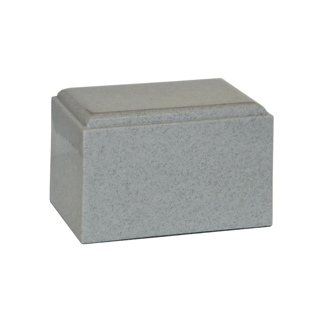ADULT Cultured Granite Urn - CUMULUS Light Gray