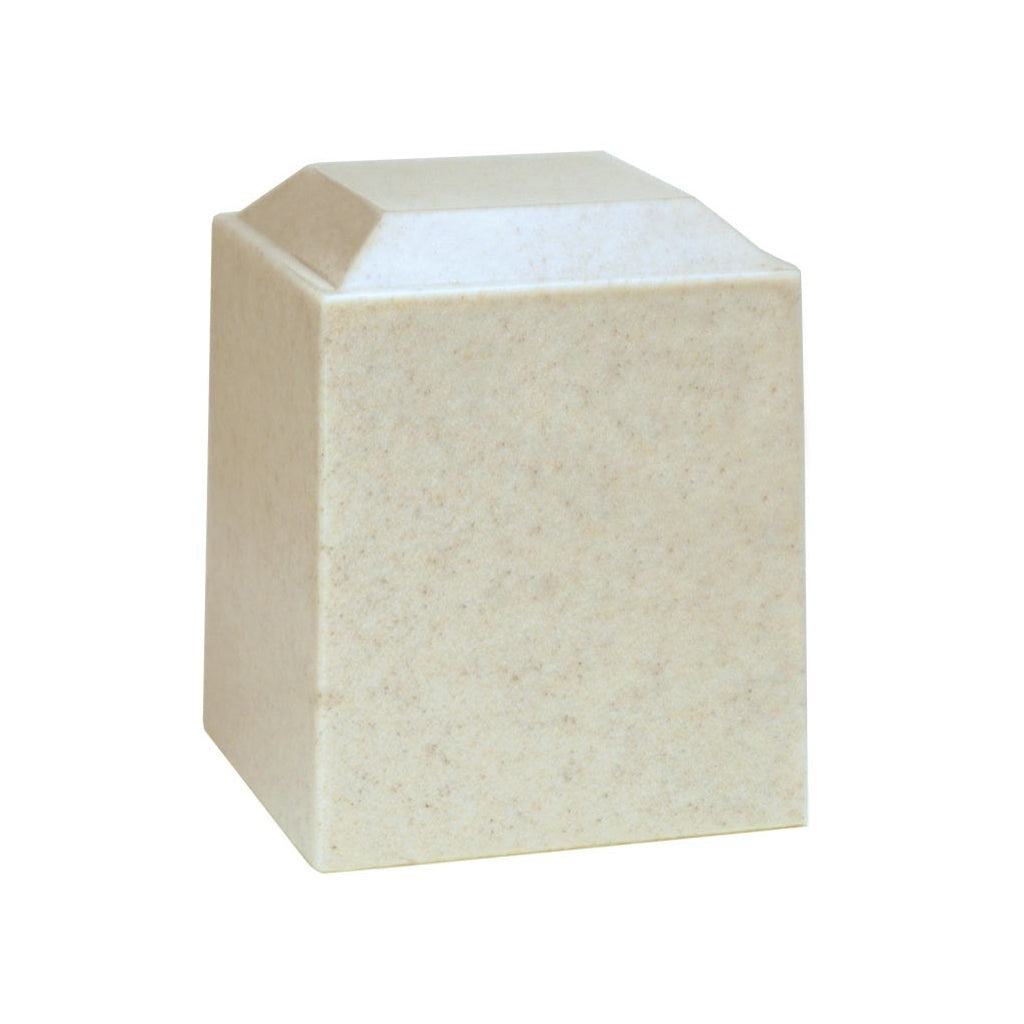 ADULT Cultured Granite Urn - ELECTRA Vanilla Cream