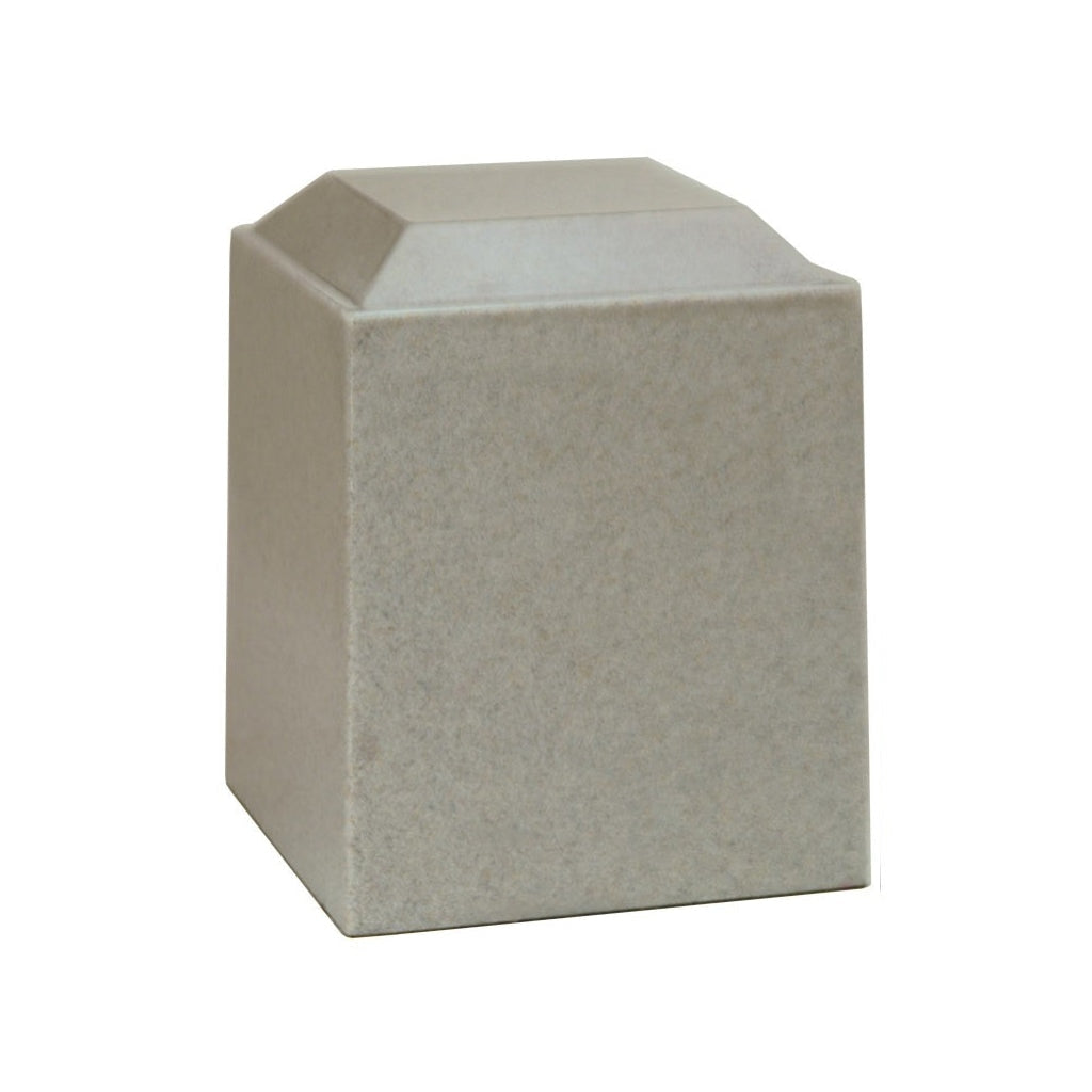 ADULT Cultured Granite Urn - ELECTRA Light Gray