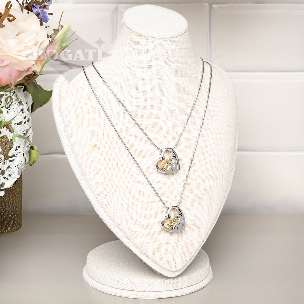 リジーフォーチュナート　パール　ネックレス Forever Friends Heart - Dog | Bogati Urn Company