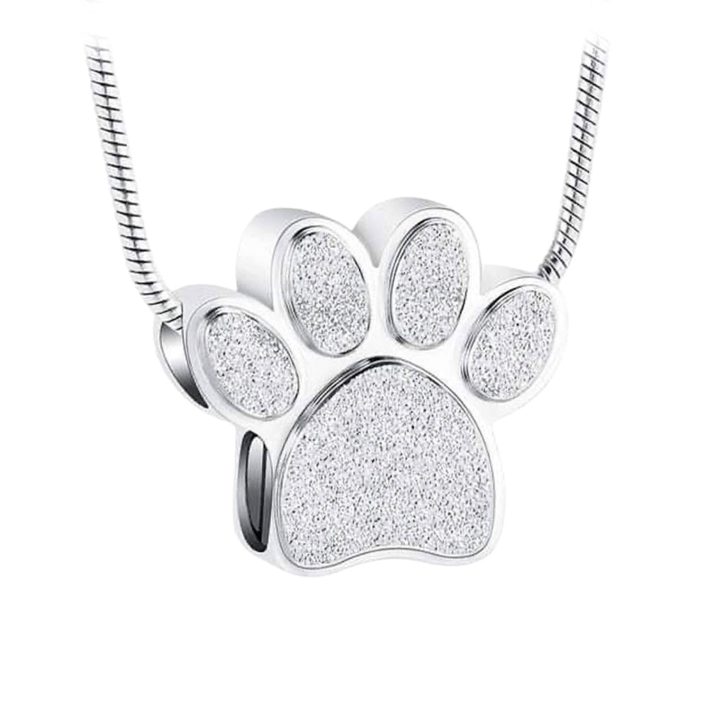 J-158 - Mini Paw - Pendant with Chain Silver