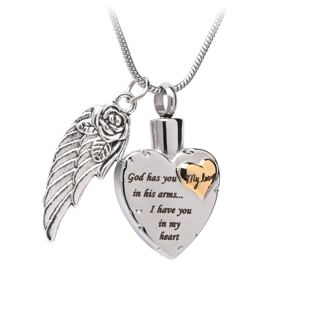 Family Heart - Memorial Necklace | Bogati Urn Company