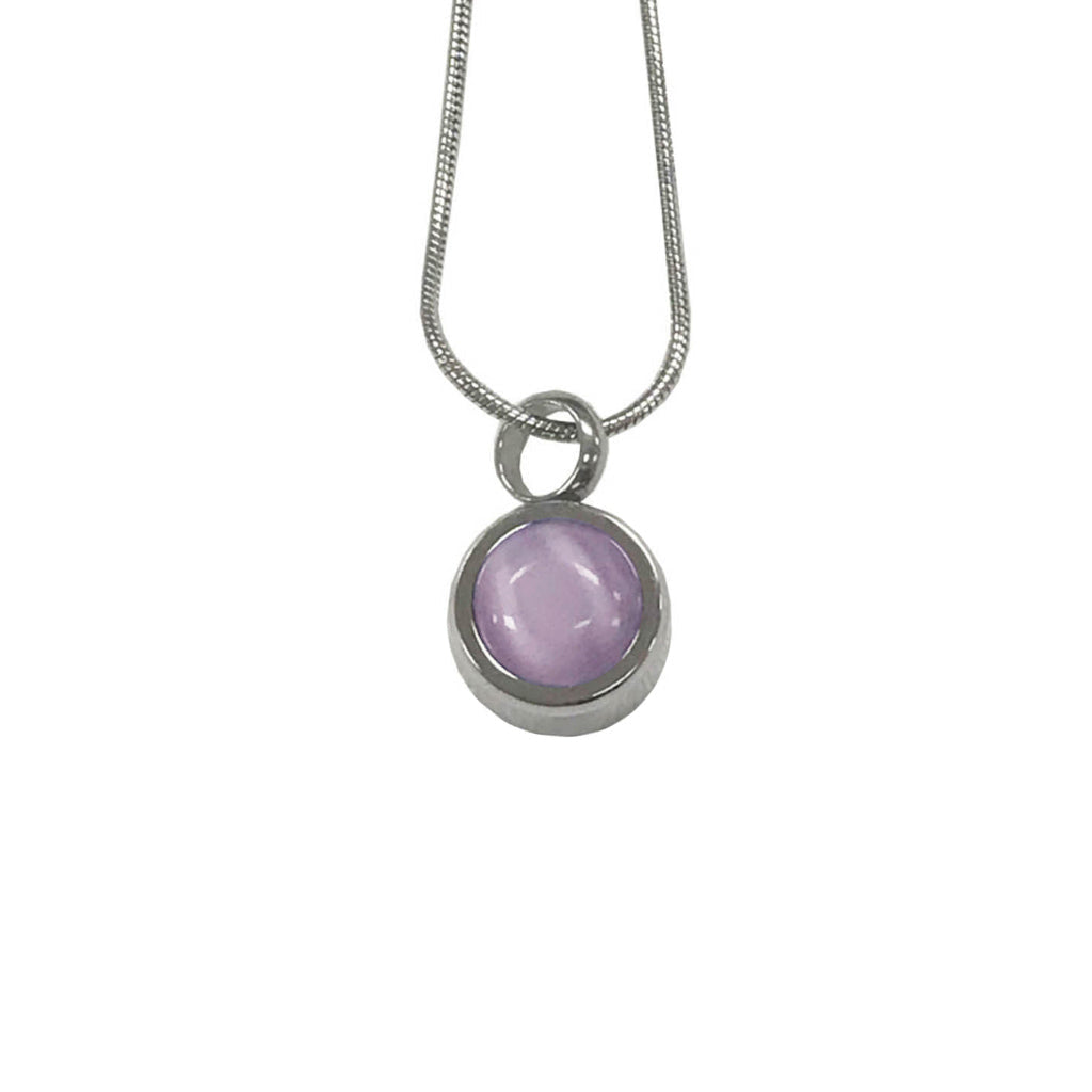 Stone Moondrop in Silver Circle | Bogati Urn Company