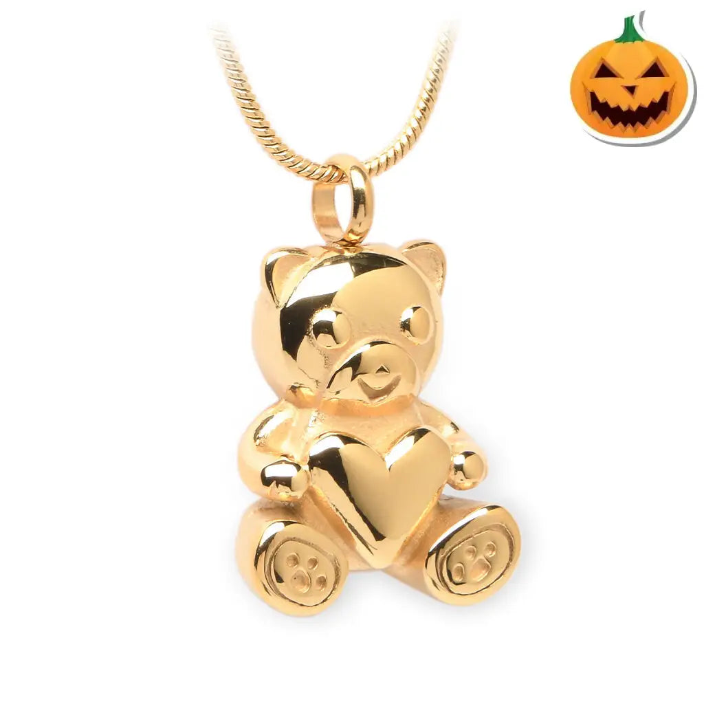 J-800 - Teddy Bear Pendant With Chain