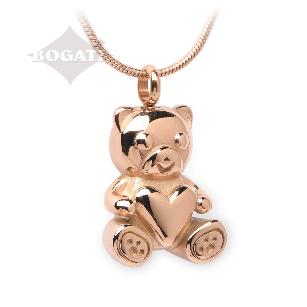 Teddy Bear with a Heart | Bogati Urn Company
