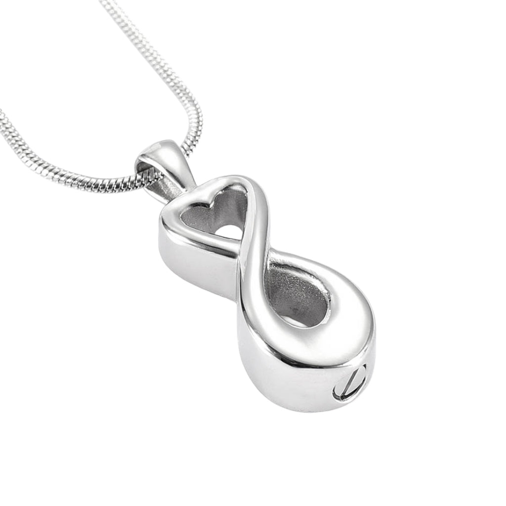 J-994 - Infinity with Heart - Pendant with Chain
