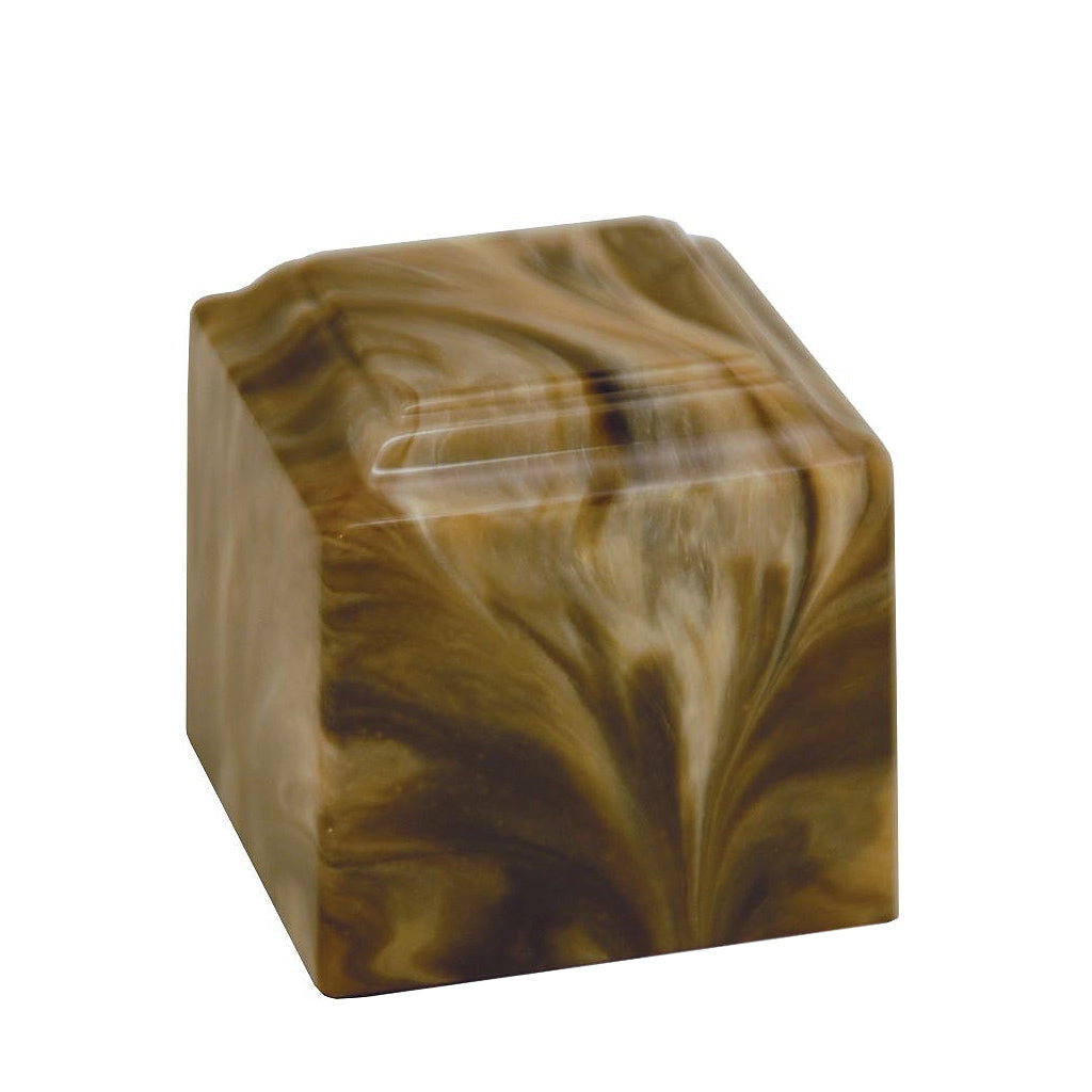 SMALL Cultured Onyx Urn - JAMAICA Brown Agate