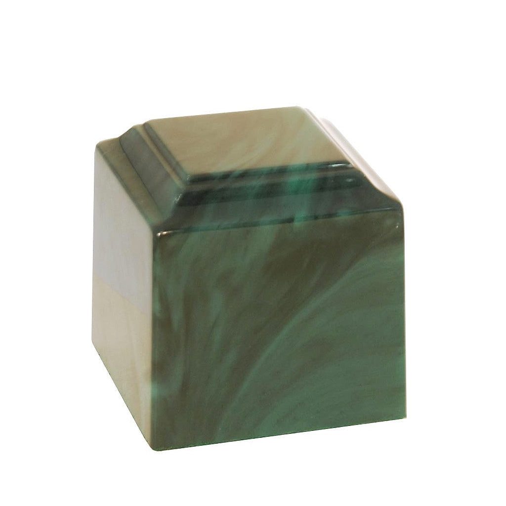 SMALL Cultured Onyx Urn - JAMAICA Malachite