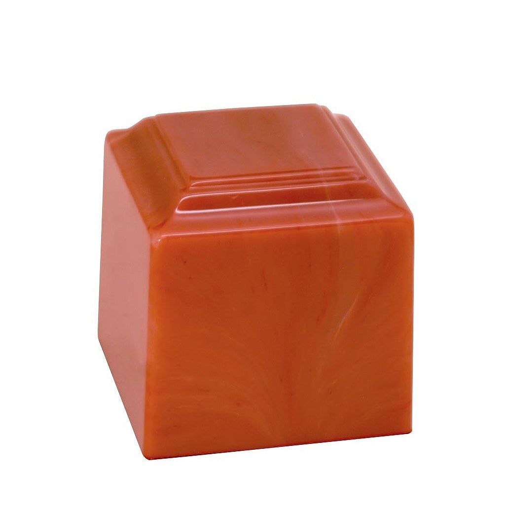 SMALL Cultured Onyx Urn - JAMAICA Red Rose