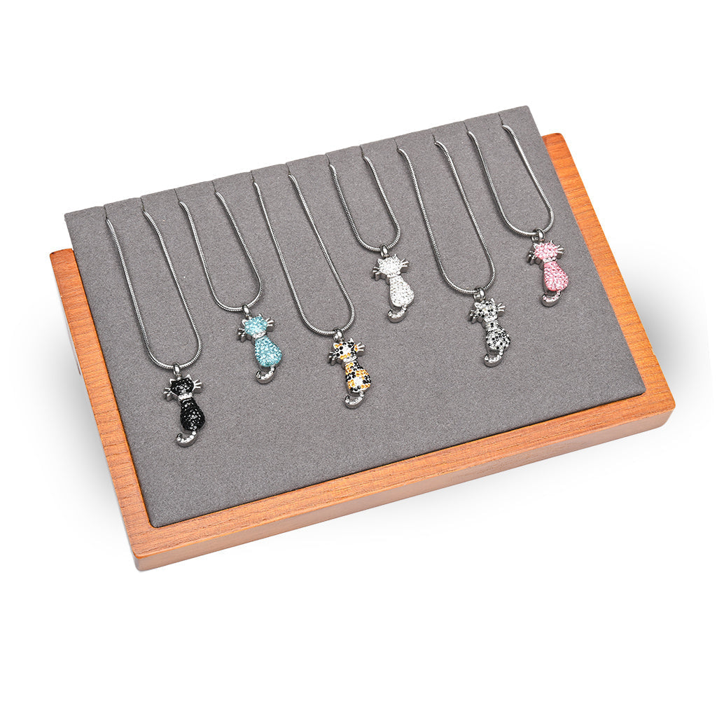 Jewelry Package: Sparkling Cats Solid Wood