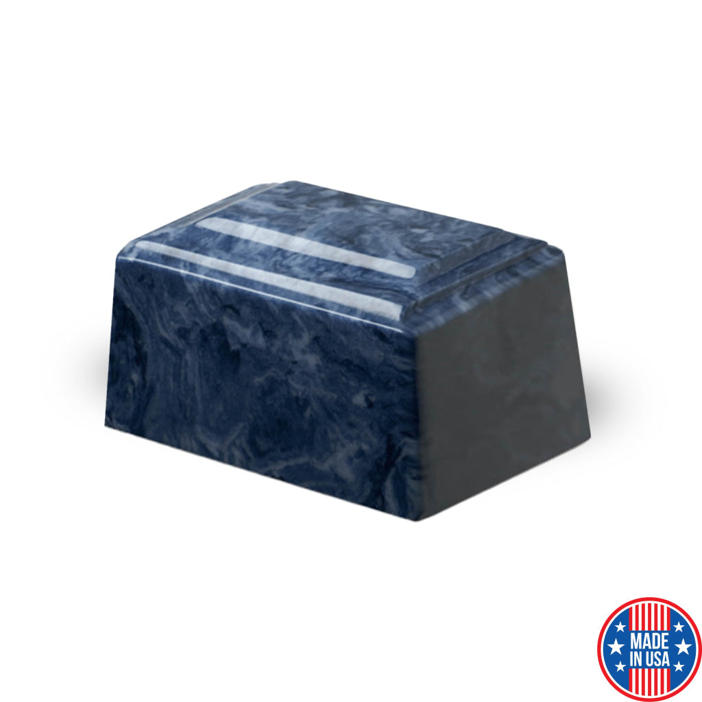 Mini Tuscany Cultured Marble Midnight Blue