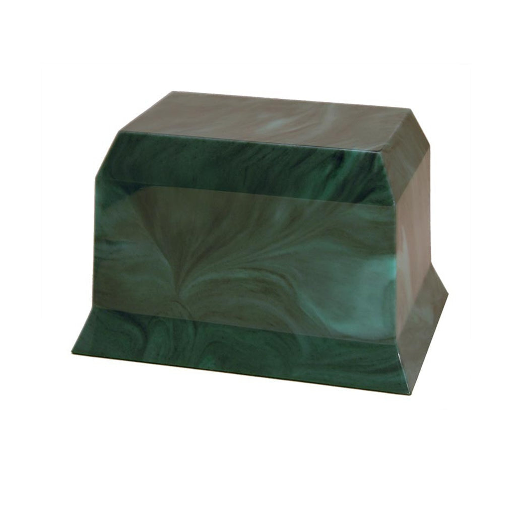 ADULT Cultured Marble Urn -450- PRINCETON Emerald
