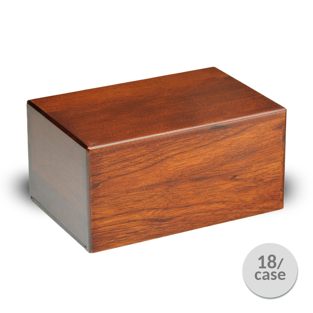 LARGE - Paulownia Wood Urn -PY01- Economy URN - Case of 18