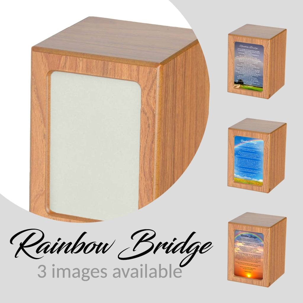 MEDIUM Photo Frame urn -PY06- Rainbow Bridge Brown