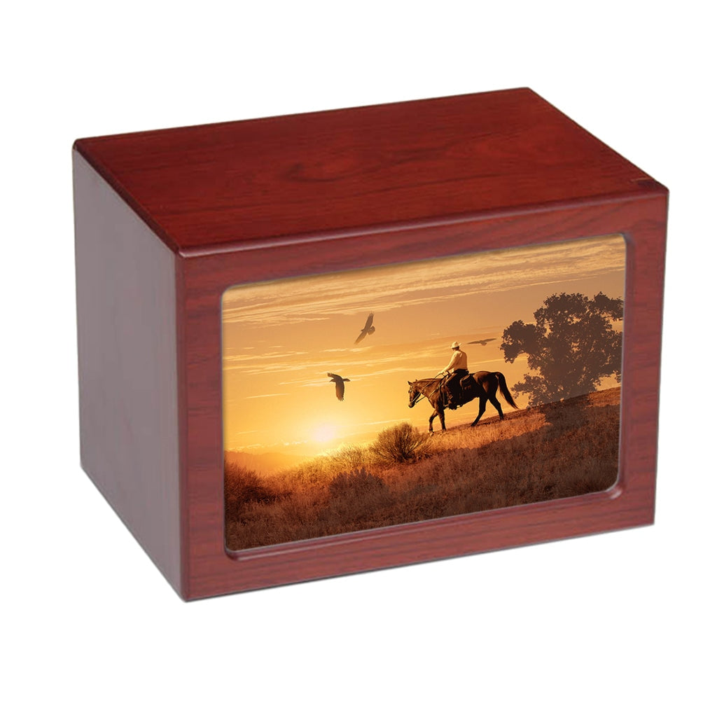 EXTRA LARGE PY06 - Cowboy at Sunset Cherry