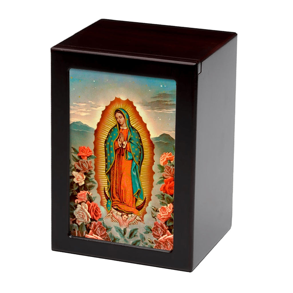 EXTRA LARGE PY06 - Our Lady of Guadalupe Dark Cherry
