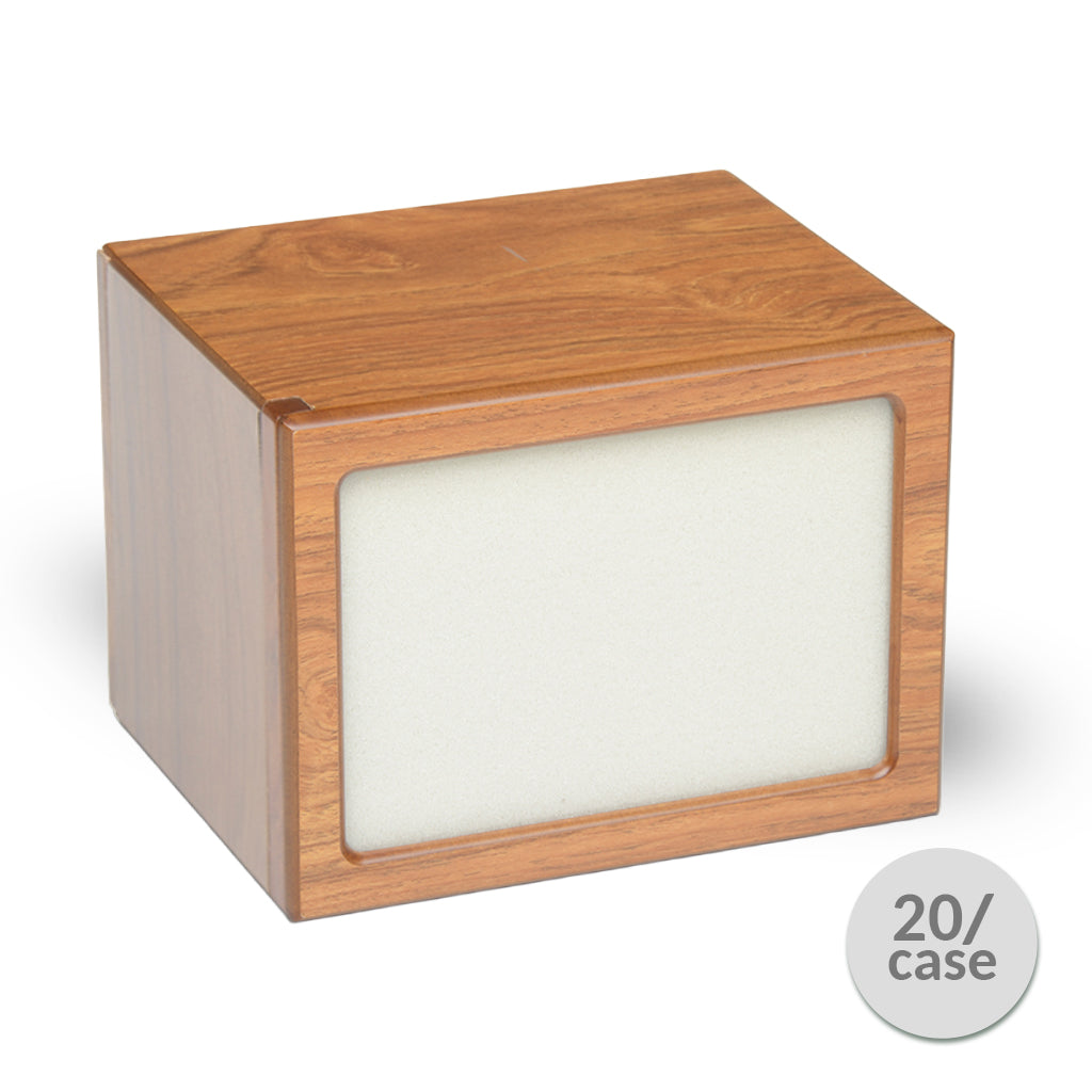 LARGE Photo Frame urn -PY06- Blank (Add your picture) CASE Brown