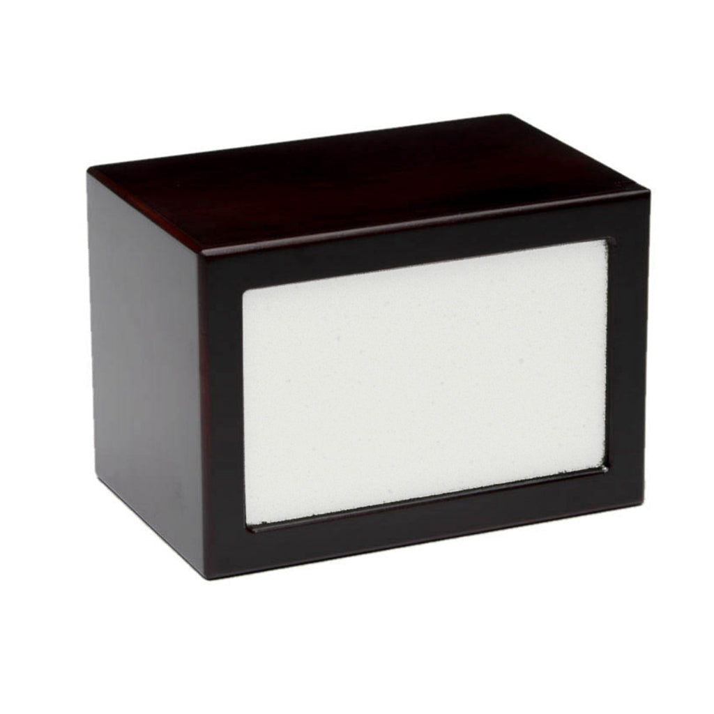 LARGE Photo Frame urn -PY06- Blank (Add your picture) Dark Cherry