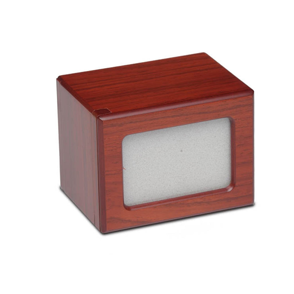 SMALL Photo Frame urn -PY06- Blank (Add your picture) Cherry
