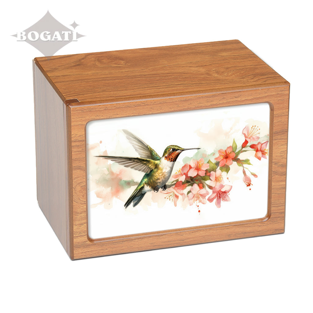 EXTRA LARGE Photo Frame Urn -PY06 - Hummingbird