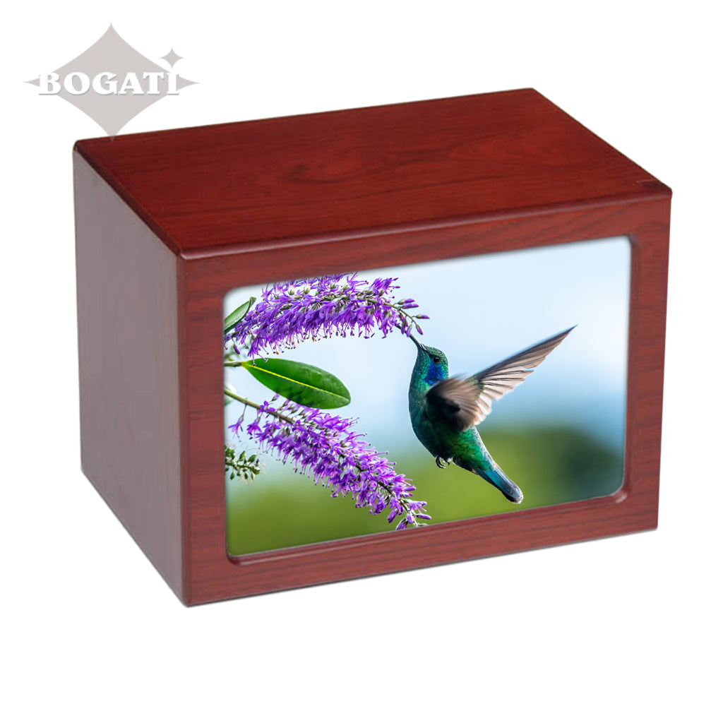 EXTRA LARGE Photo Frame Urn -PY06 - Hummingbird