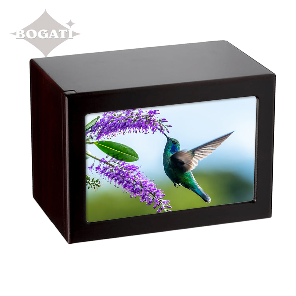 EXTRA LARGE Photo Frame Urn -PY06 - Hummingbird
