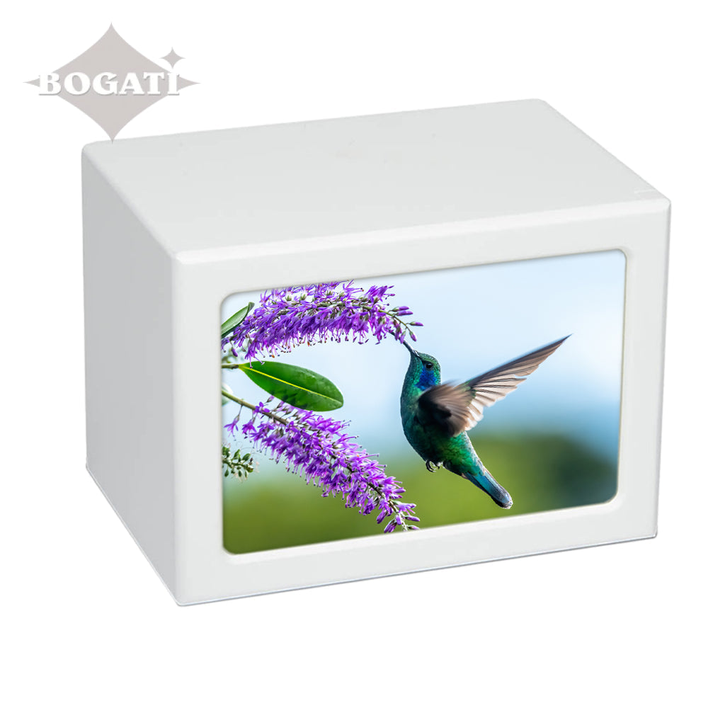 EXTRA LARGE Photo Frame Urn -PY06 - Hummingbird
