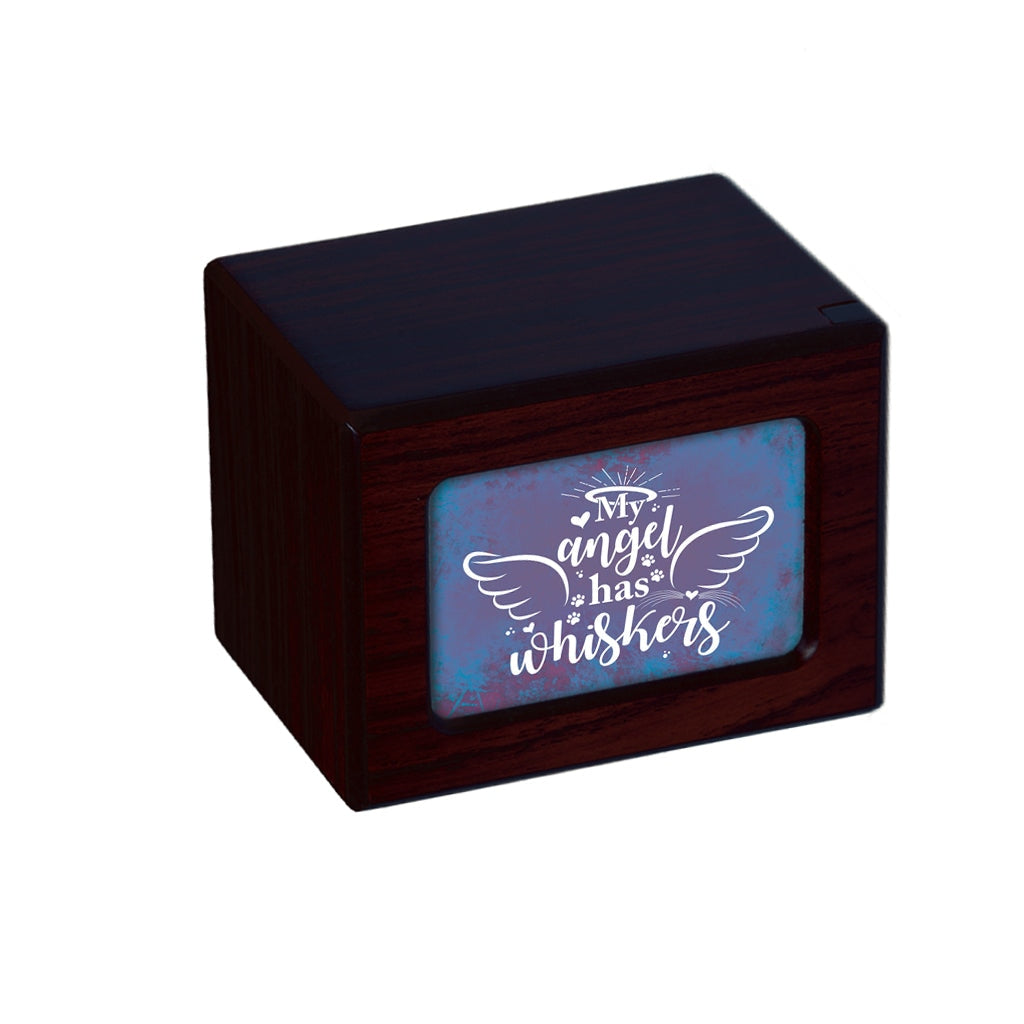 SMALL PY06 - My Angel has whiskers Dark Cherry