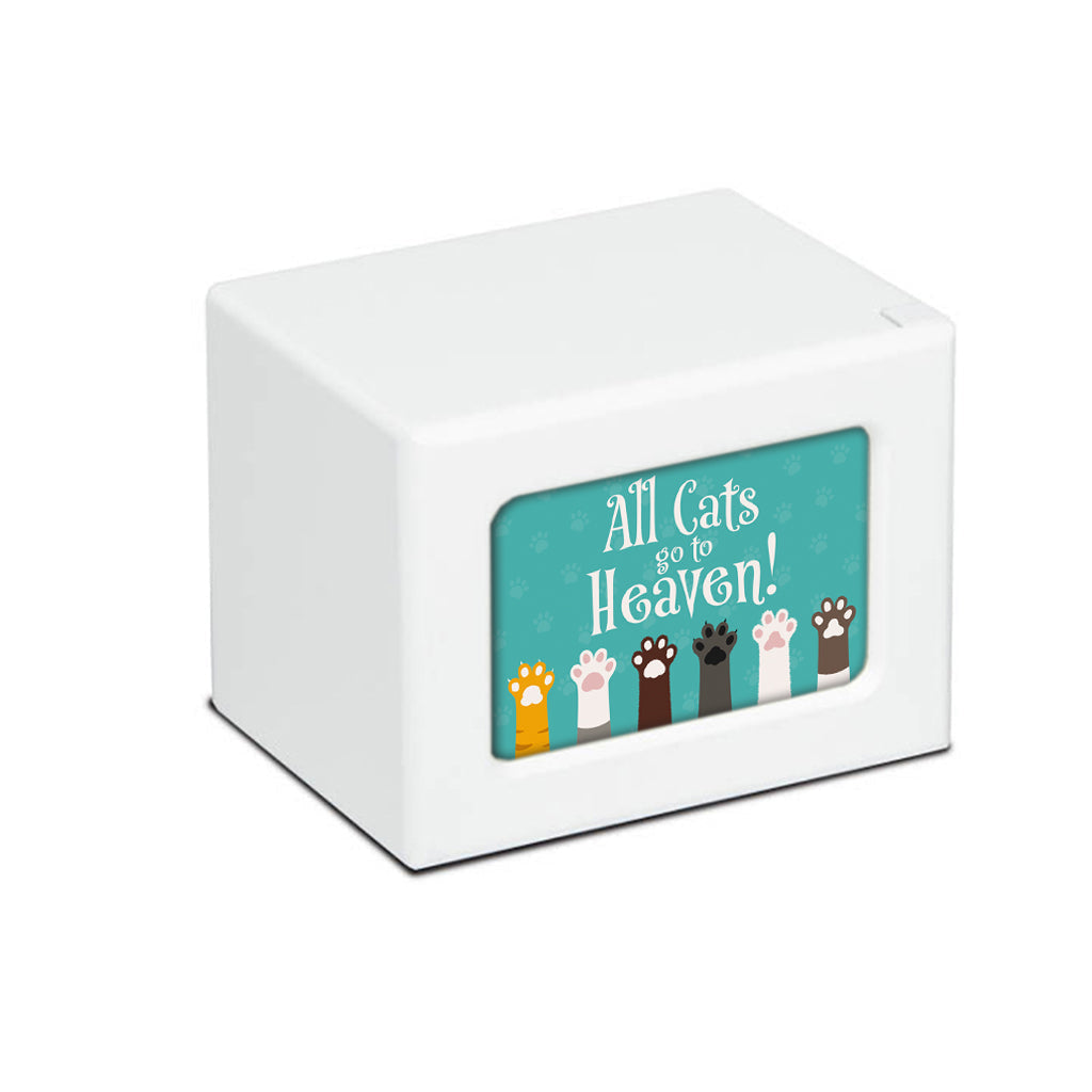 SMALL PY06 - All Cats go to Heaven White