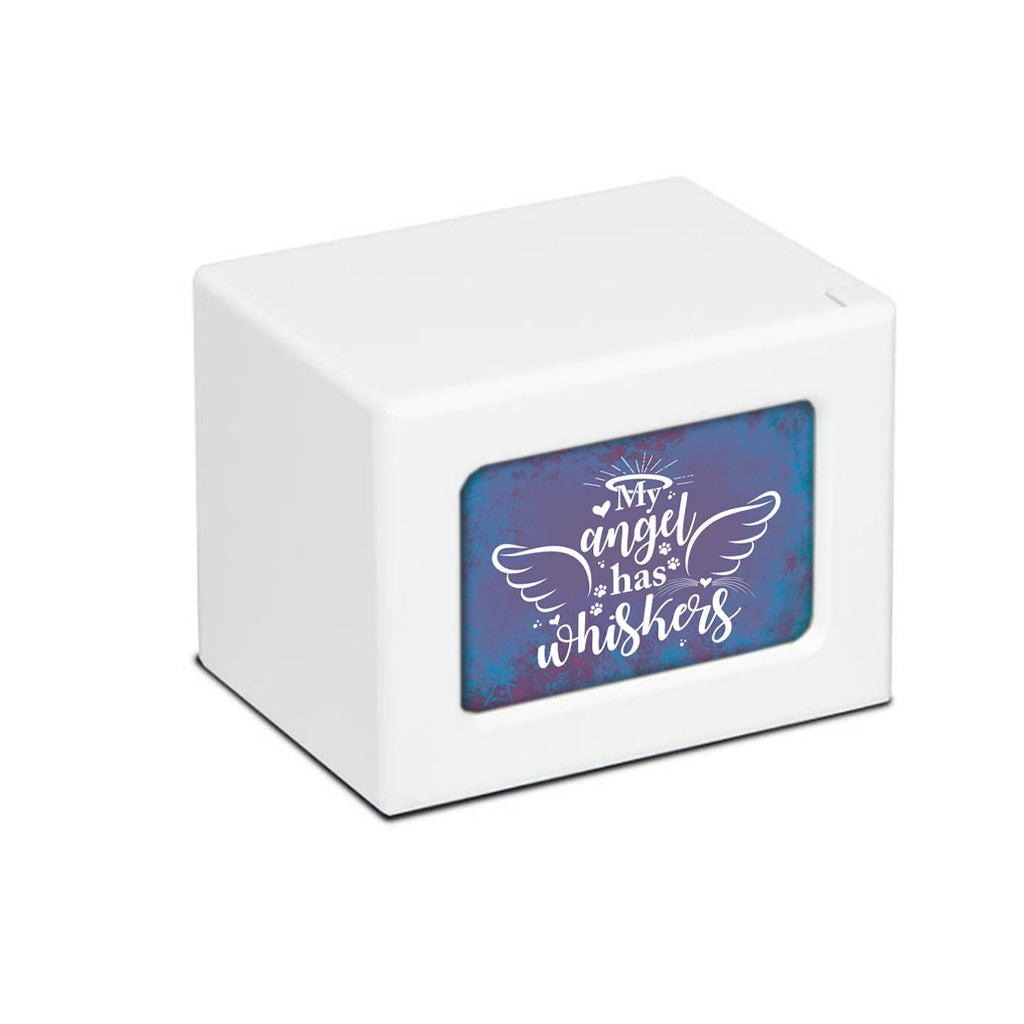 SMALL PY06 - My Angel has whiskers White