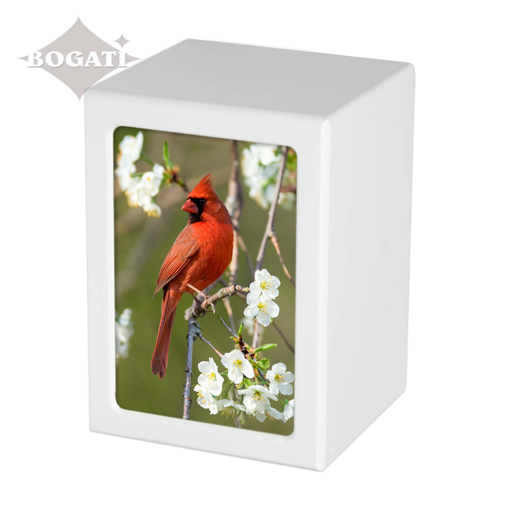 EXTRA LARGE Photo Frame Urn -PY06 - Cardinal