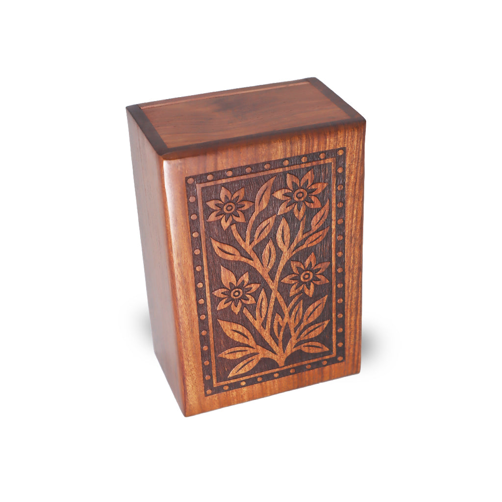 SMALL- Rosewood Urn  -2785 - Blossom Garden