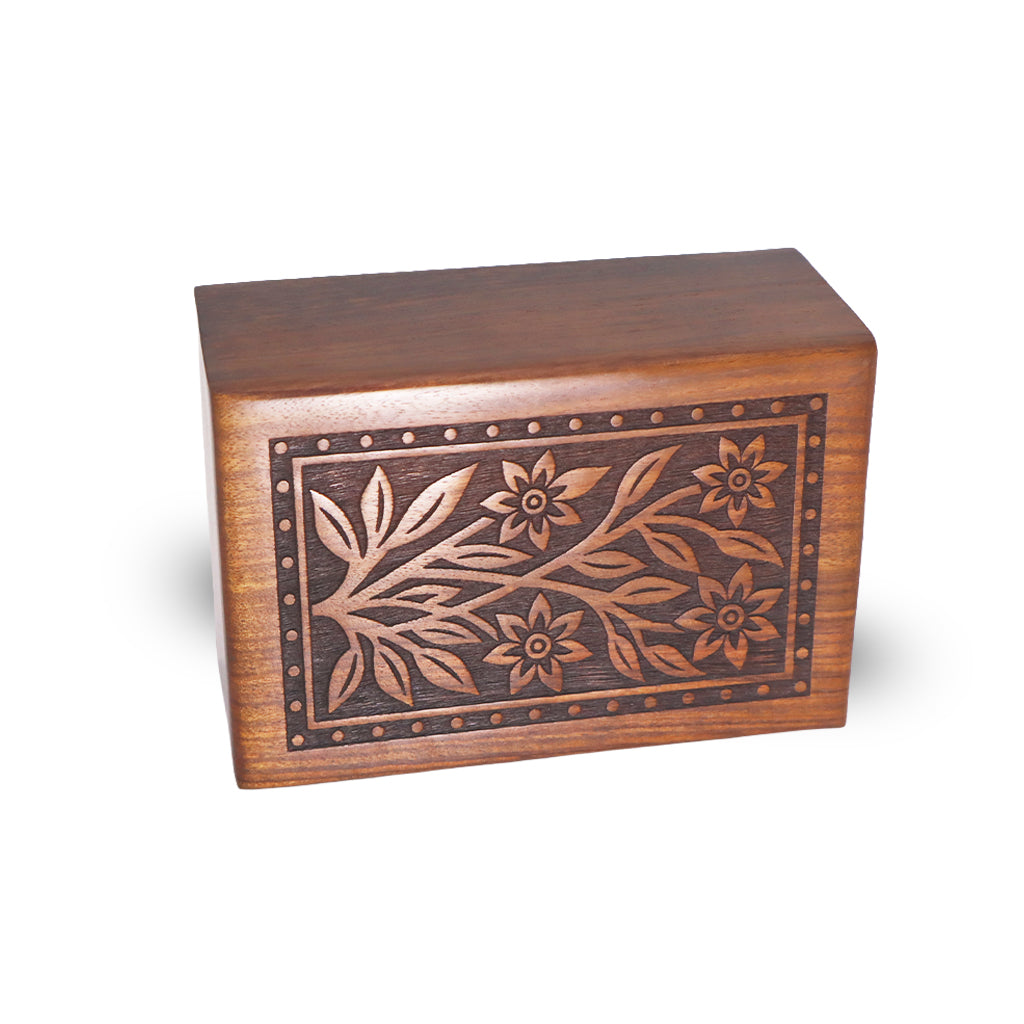 SMALL- Rosewood Urn  -2785 - Blossom Garden