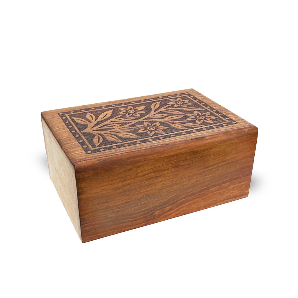SMALL- Rosewood Urn  -2785 - Blossom Garden