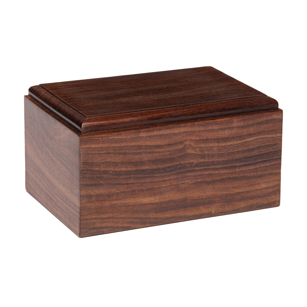 IMPERFECT SELECTION - ADULT Rosewood Urn -2805- Bevel Edge