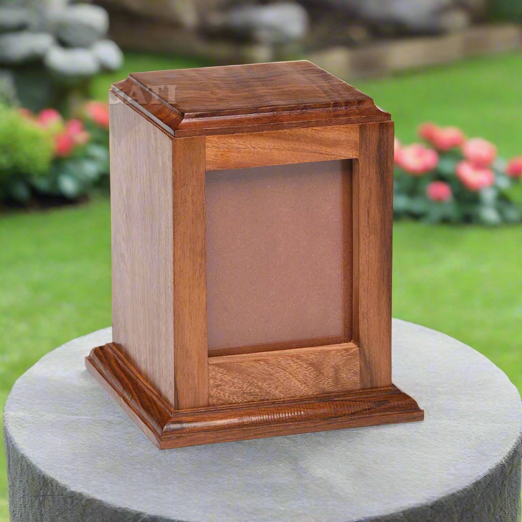 LARGE - Rosewood -518- Vertical Photo Frame Urn