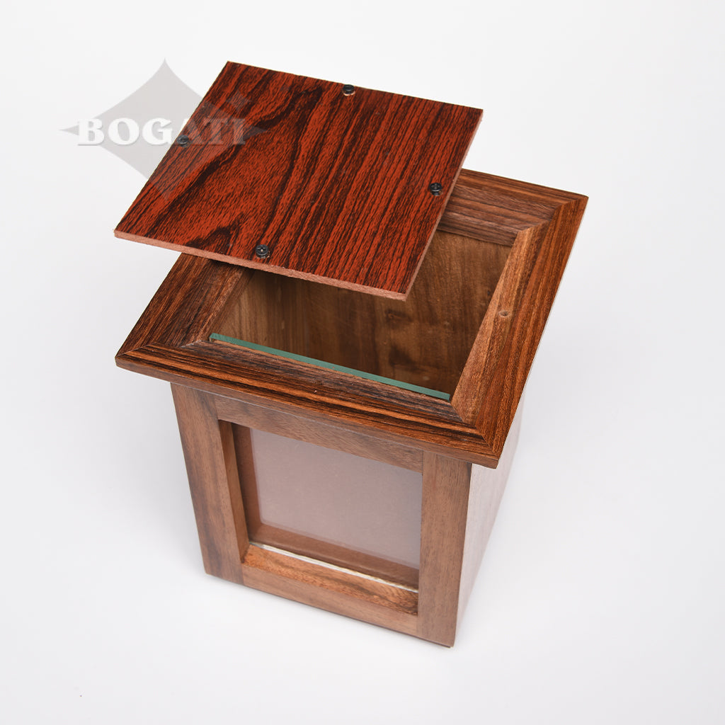 MEDIUM - Rosewood -518- Vertical Photo Frame Urn