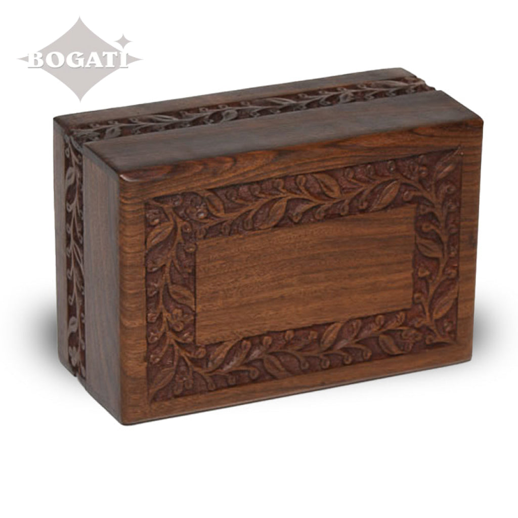 MEDIUM Rosewood Econo Border Urn -2700-