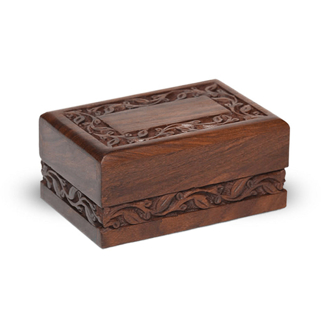 SMALL Rosewood Econo Border Urn -2700-