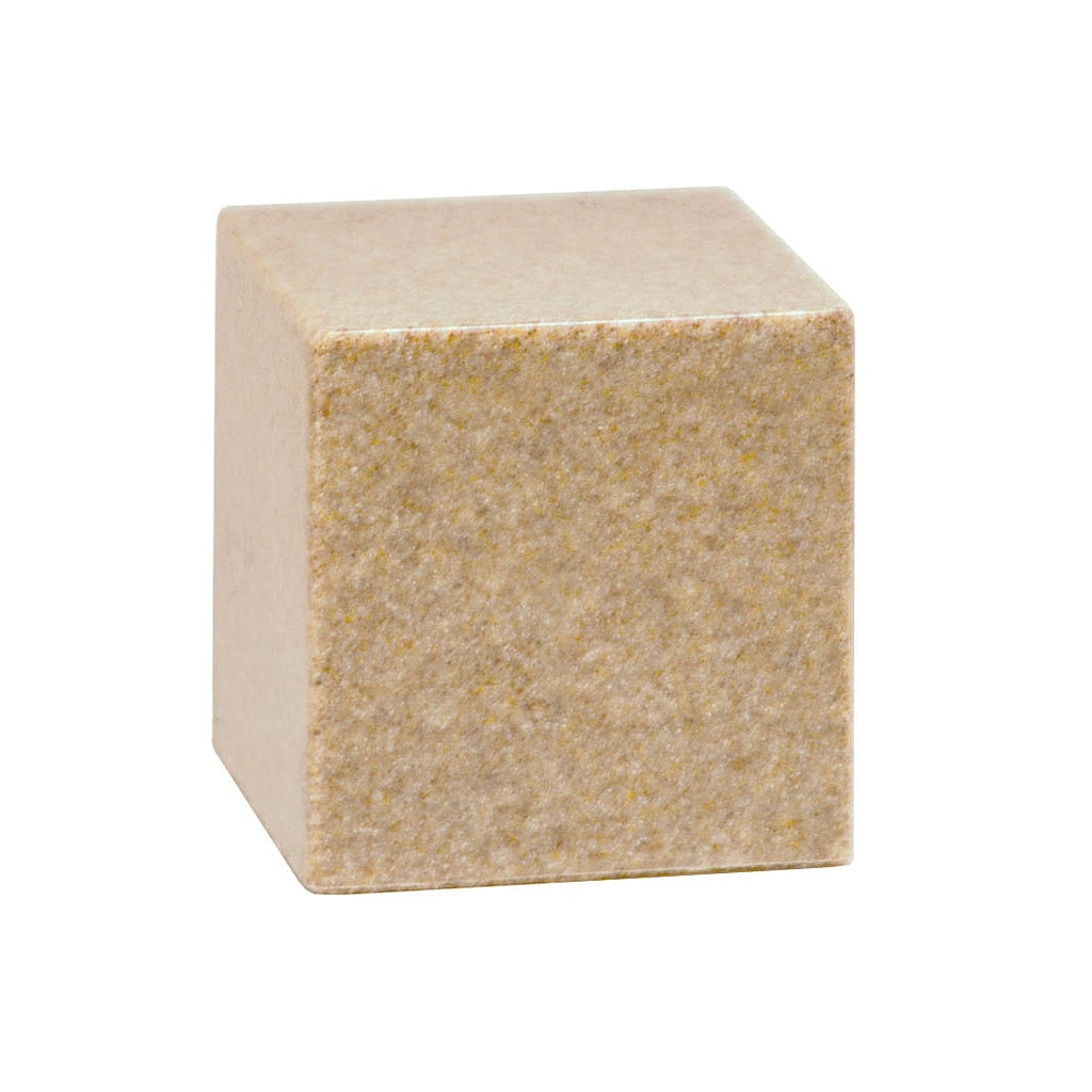 SMALL Cultured Granite Urn - SIERRA Whole Wheat