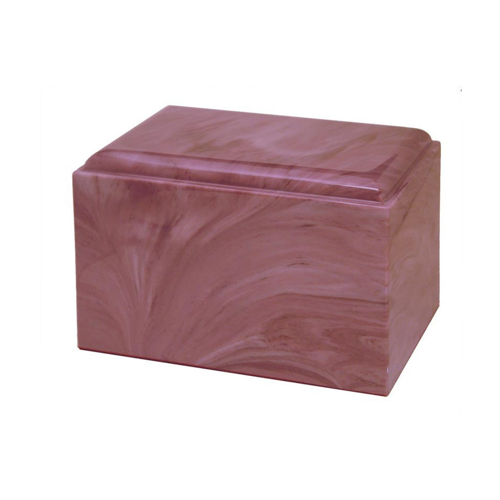 ADULT Cultured Marble Urn -440- STRATUS Mulberry
